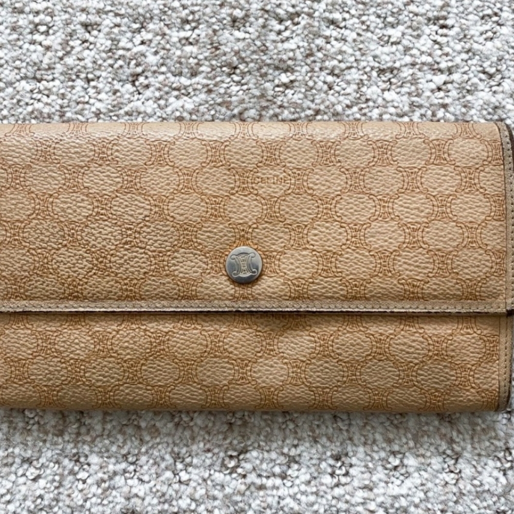 CELINE Macadam Long Wallet